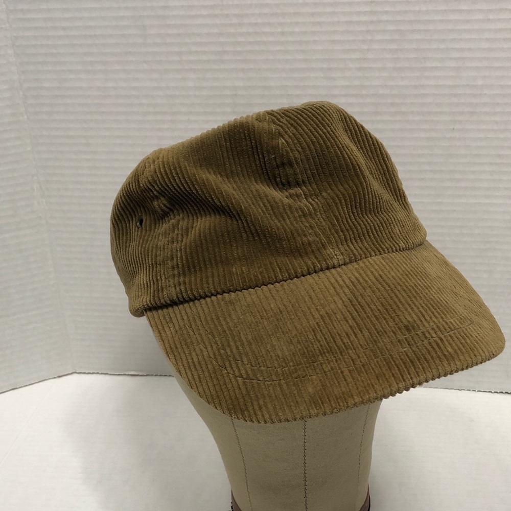 Vintage Woolrich Olive Green Corduroy Baseball Cap Hat